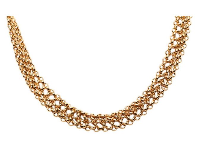 Collar de cadena chapado en oro Chanel Dorado - vista 2
