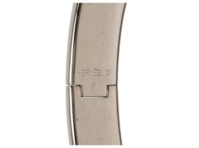 Hermès Bracciale con Charms Hermes Click H GM Nero Argento - vista 5