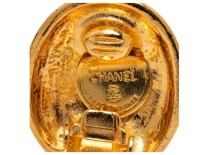 Orecchini a clip Chanel Mademoiselle Logo D'oro - vista 3