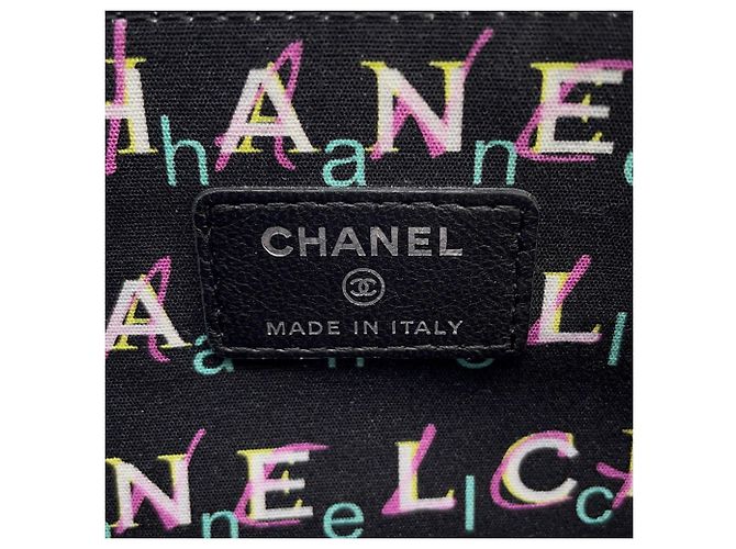 Portafoglio con catena Chanel Nero - vista 12