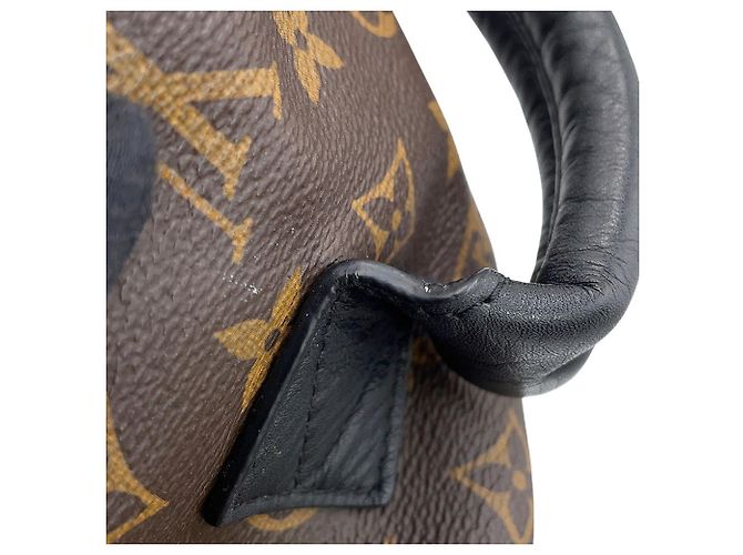 Zaino Louis Vuitton Monogram Palm Springs Nero - vista 11