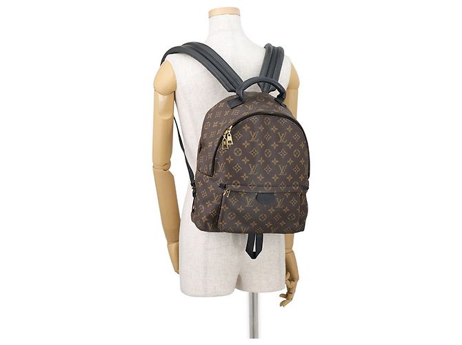 Zaino Louis Vuitton Monogram Palm Springs Nero - vista 4