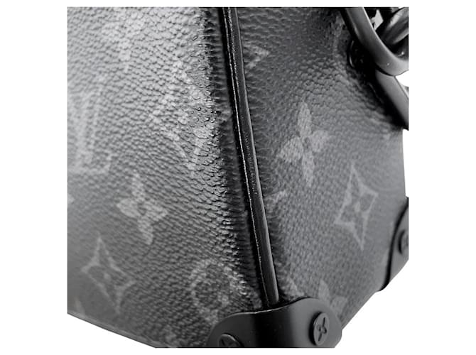 Borsa a tracolla Mini Soft Trunk Monogram Eclipse Louis Vuitton Nero - vista 7