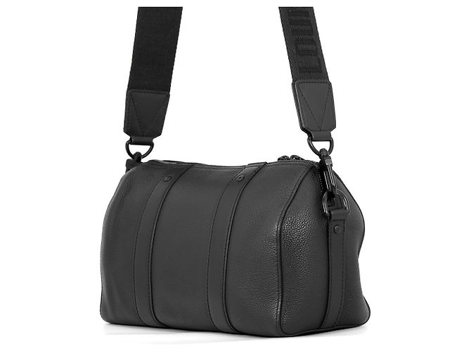 Borsa a tracolla Louis Vuitton Aerogram City Keepall Nero - vista 2