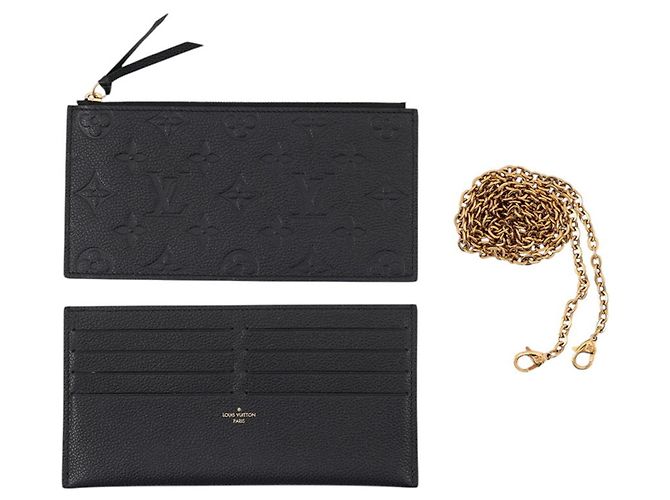 Portafoglio con catena Louis Vuitton Monogram Empreinte Nero - vista 16