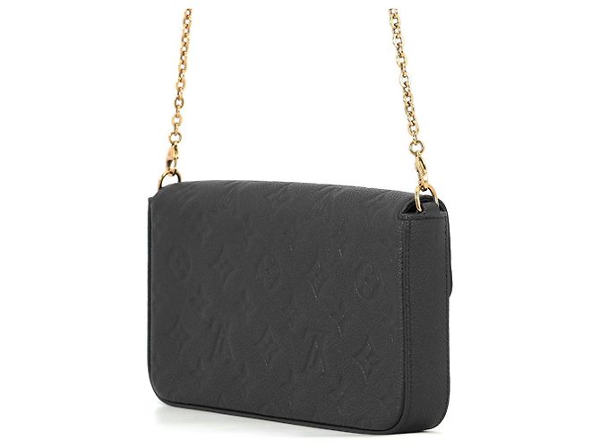 Portafoglio con catena Louis Vuitton Monogram Empreinte Nero - vista 2