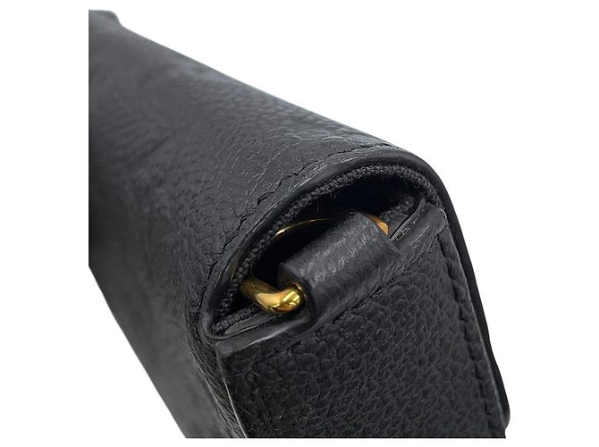 Portafoglio con catena Louis Vuitton Monogram Empreinte Nero - vista 7
