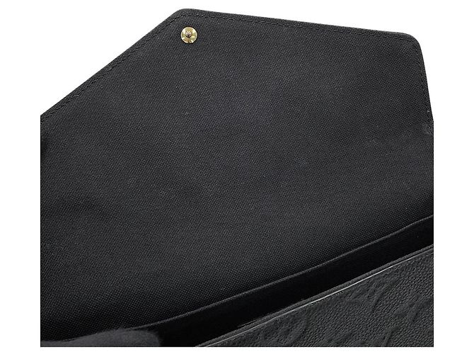 Portafoglio con catena Louis Vuitton Monogram Empreinte Nero - vista 9