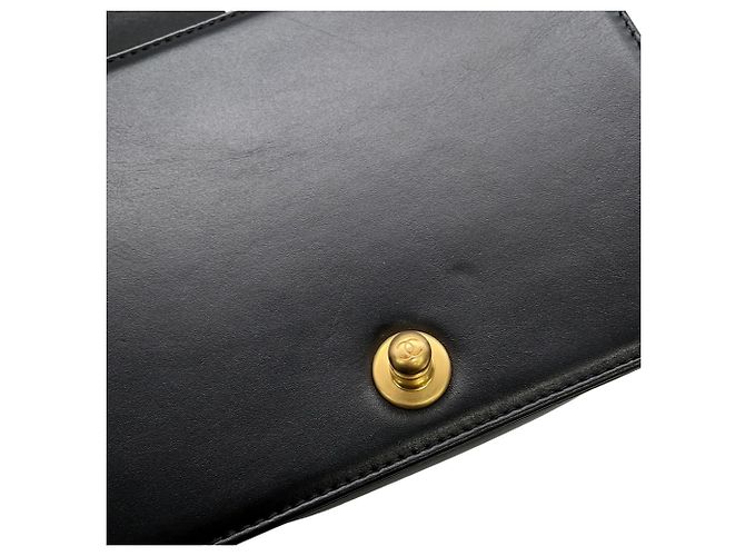 Borsa a tracolla con catena Chanel Boy AS3018 Nero - vista 11