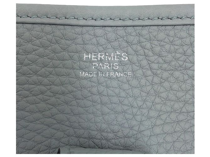 Hermès Borsa a tracolla Hermes Evelyne 3 PM Marrone Blu - vista 16