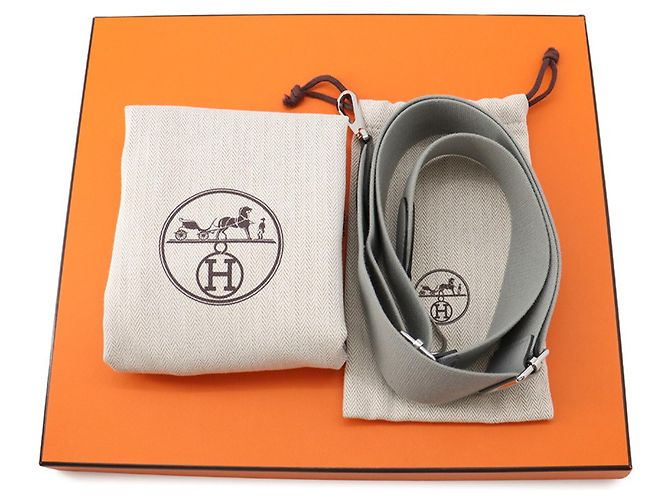 Hermès Borsa a tracolla Hermes Evelyne 3 PM Marrone Blu - vista 17