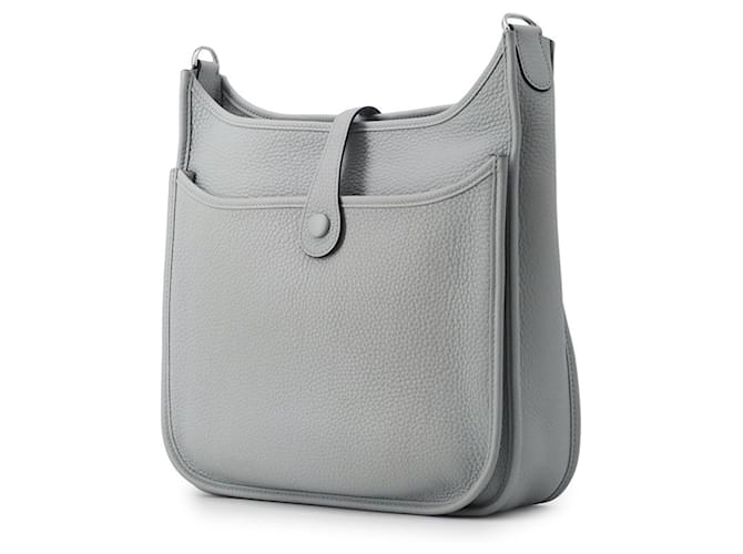Hermès Borsa a tracolla Hermes Evelyne 3 PM Marrone Blu - vista 2
