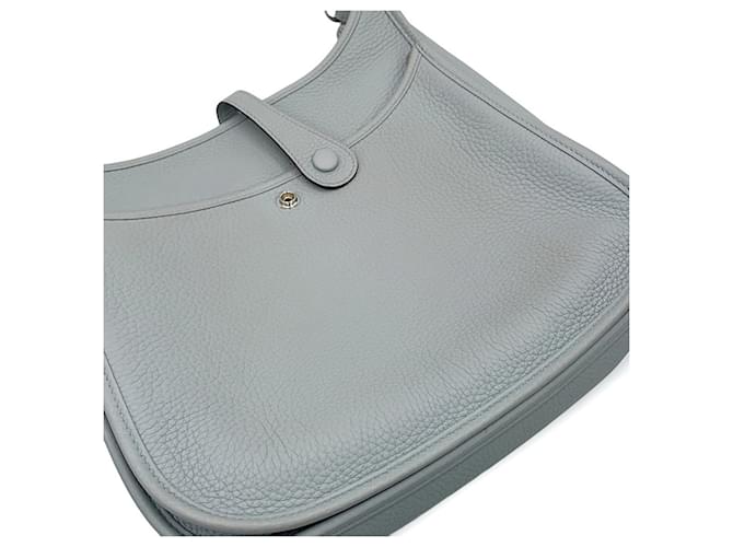 Hermès Borsa a tracolla Hermes Evelyne 3 PM Marrone Blu - vista 7