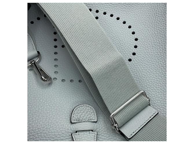 Hermès Borsa a tracolla Hermes Evelyne 3 PM Marrone Blu - vista 9