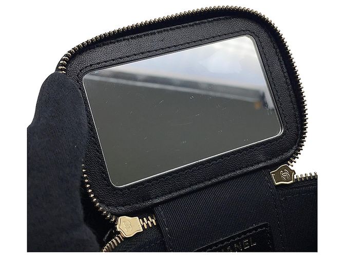 Borsa a tracolla con catena Chanel Small Vanity Case Nero - vista 12
