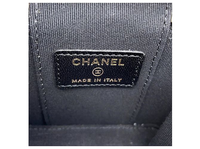 Borsa a tracolla con catena Chanel Small Vanity Case Nero - vista 15
