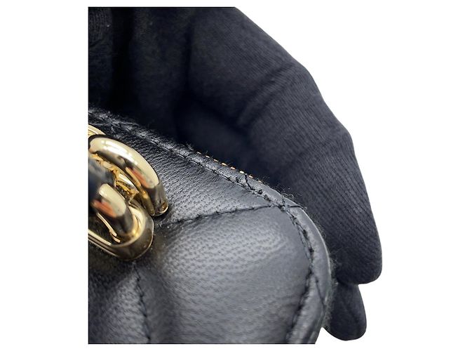 Borsa a tracolla con catena Chanel Small Vanity Case Nero - vista 8