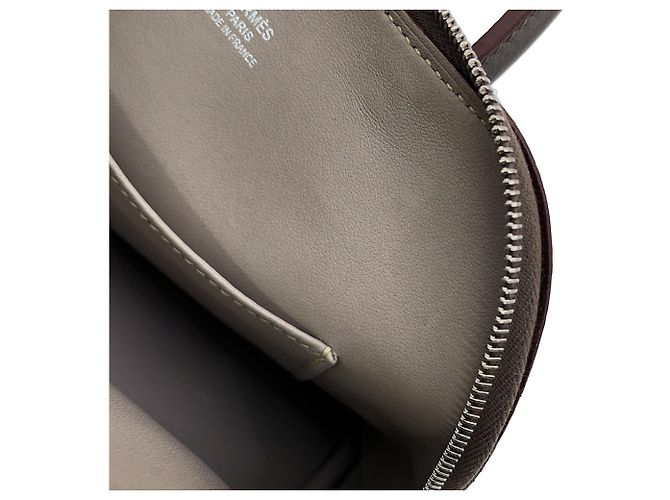 Hermès Borsa Hermes Bolide 1923 Mini Verso Grigio - vista 9