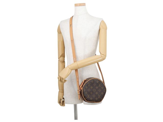 Borsa a tracolla Louis Vuitton Monogram Boite Chapeau Souple PM Marrone - vista 4