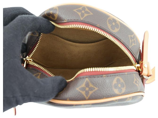 Borsa a tracolla Louis Vuitton Monogram Boite Chapeau Souple PM Marrone - vista 5