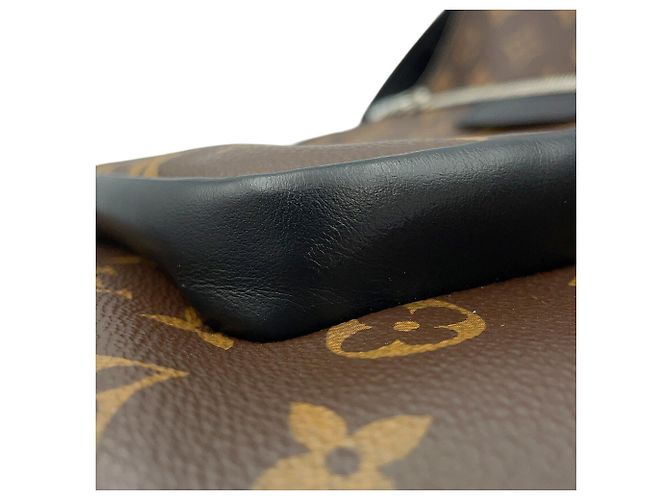 Zaino Louis Vuitton Monogram Macassar Josh Marrone Nero Monogramma - vista 10