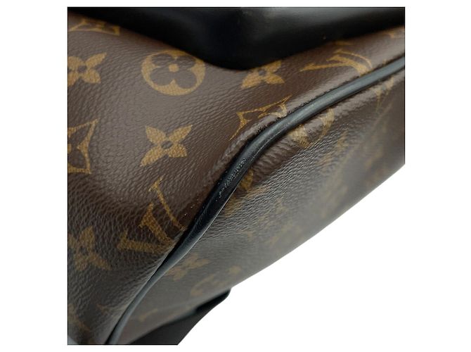 Zaino Louis Vuitton Monogram Macassar Josh Marrone Nero Monogramma - vista 9