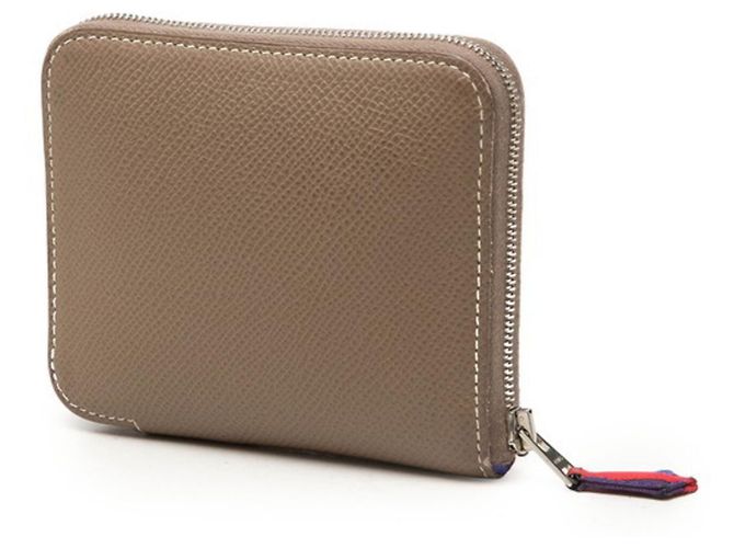 Hermès Hermes Azap Silk Compact Wallet/Coin Case Brown - view 2