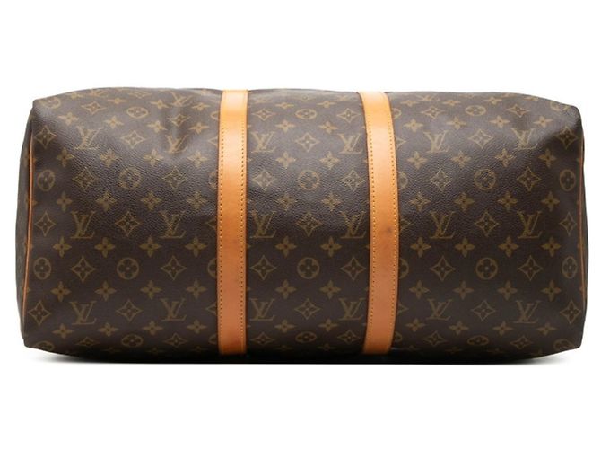 Borsa Boston Louis Vuitton Monogram Keepall 50 Marrone - vista 3