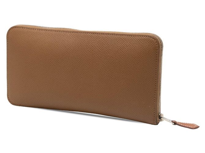 Hermès Cartera larga Hermes Azap en piel Epsom marrón Castaño - vista 2