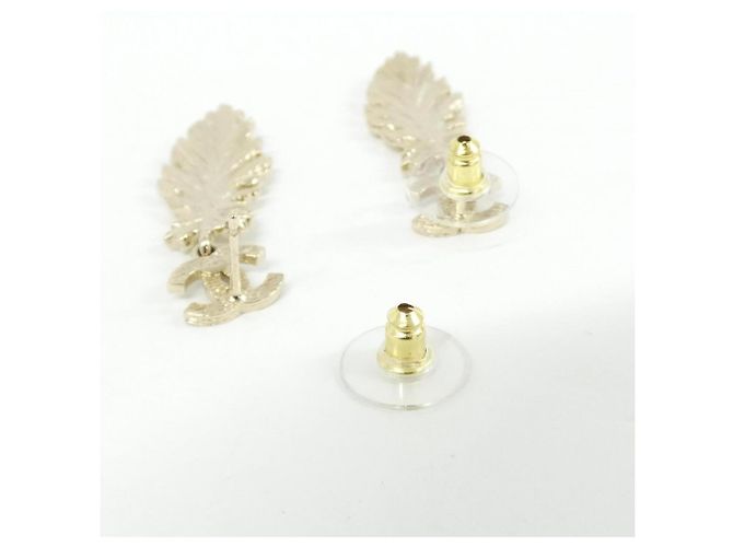 Orecchini a goccia Chanel ABF701 D'oro - vista 3