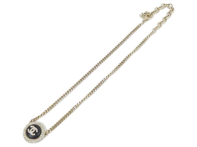 Collar Chanel Negro y Dorado - vista 2