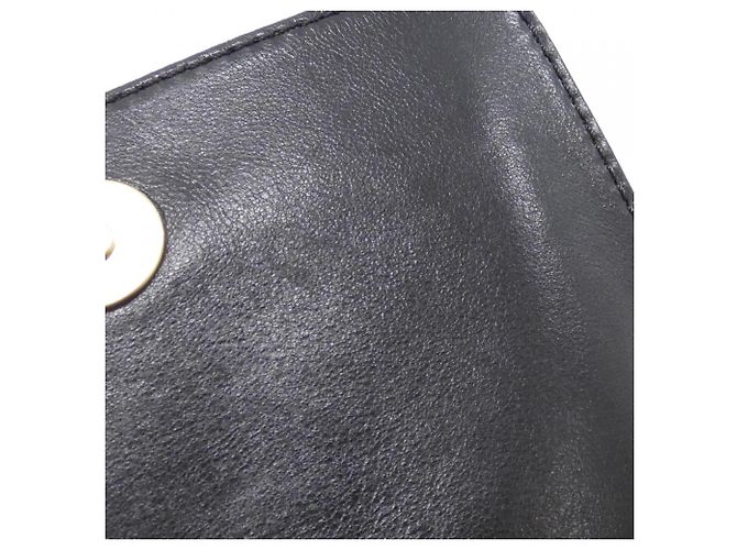 Borsa a tracolla Chanel 19283 in camoscio nero - vista 7