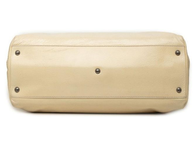 Borsa Fendi Peekaboo Large Bianco Crudo - vista 3
