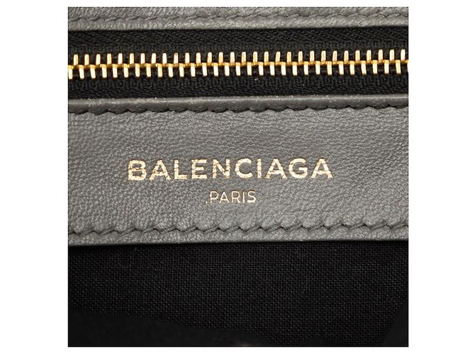 Borsa a tracolla Balenciaga Classic Metallic Envelope Marrone - vista 6