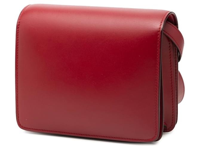 Céline Celine Classic Box Small Shoulder Bag Rosso - vista 2