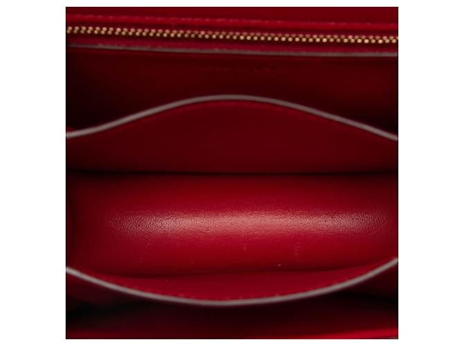 Céline Celine Classic Box Small Shoulder Bag Rosso - vista 4