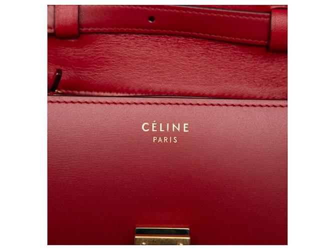 Céline Celine Classic Box Small Shoulder Bag Rosso - vista 5