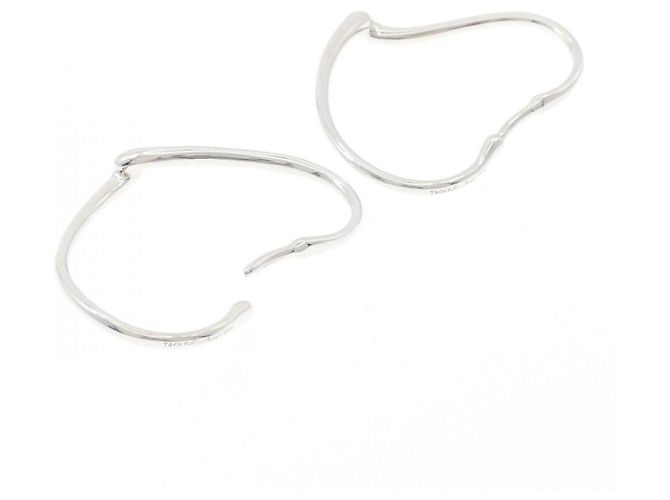 Tiffany & Co Orecchini a cerchio Tiffany Open Heart - vista 3