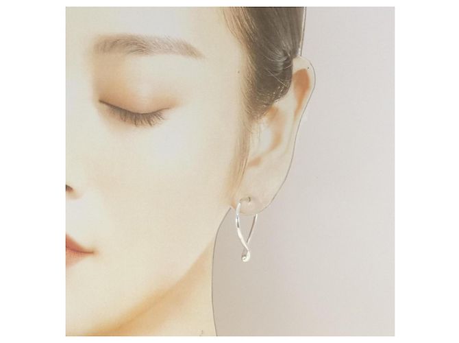 Tiffany & Co Orecchini a cerchio Tiffany Open Heart - vista 4