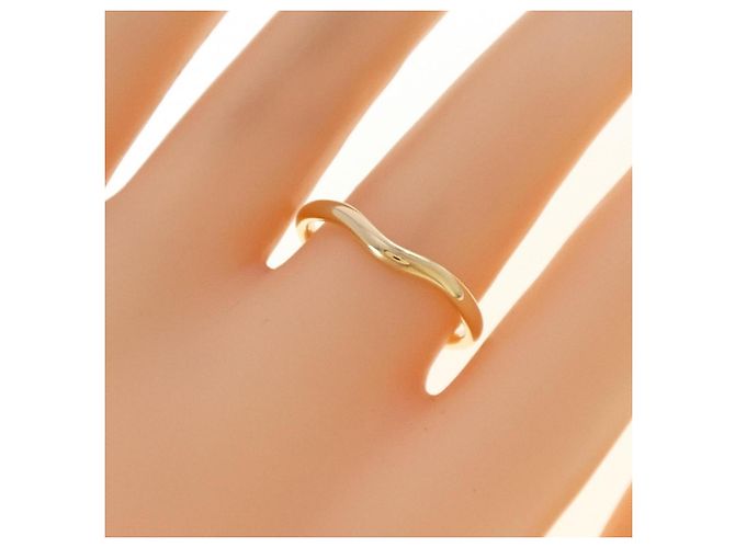 Tiffany & Co Anello Tiffany Curved Band in oro giallo 18K - vista 5