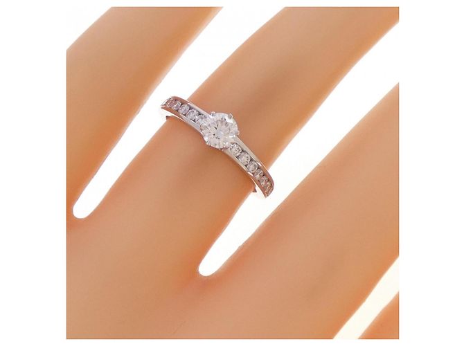 Anello fede Tiffany & Co. Solitaire con castone a canale - vista 5