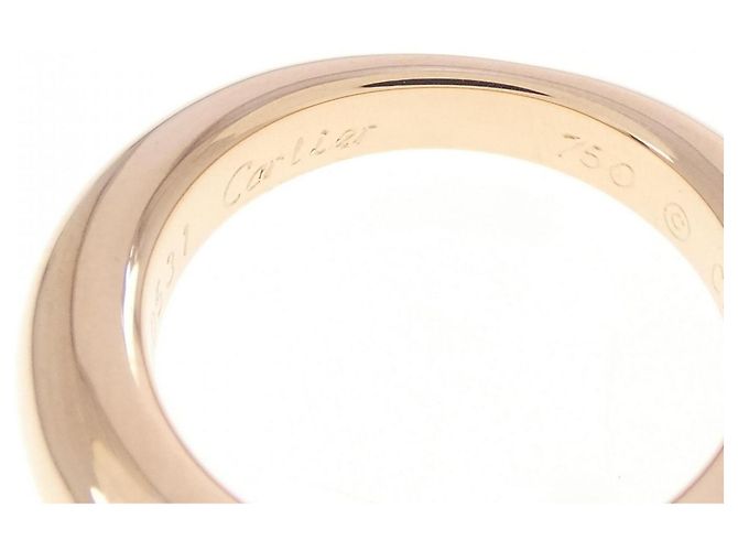 Anello Cartier Ellipse in oro rosa 18K - vista 4