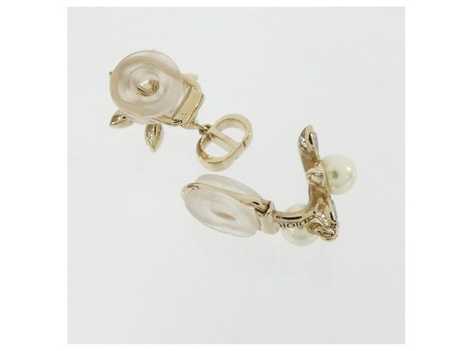 Orecchini Christian Dior Bloom Bianco D'oro - vista 3