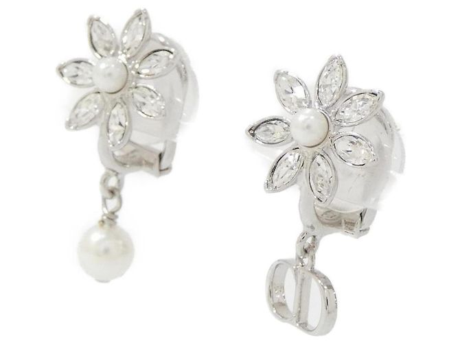 Orecchini Christian Dior Bloom Argento Bianco - vista 2