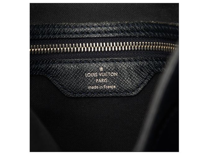 Sac à épaule Louis Vuitton Taiga Roman MM Bleu Marine - vue 5