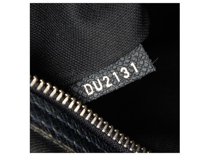 Sac à épaule Louis Vuitton Taiga Roman MM Bleu Marine - vue 6