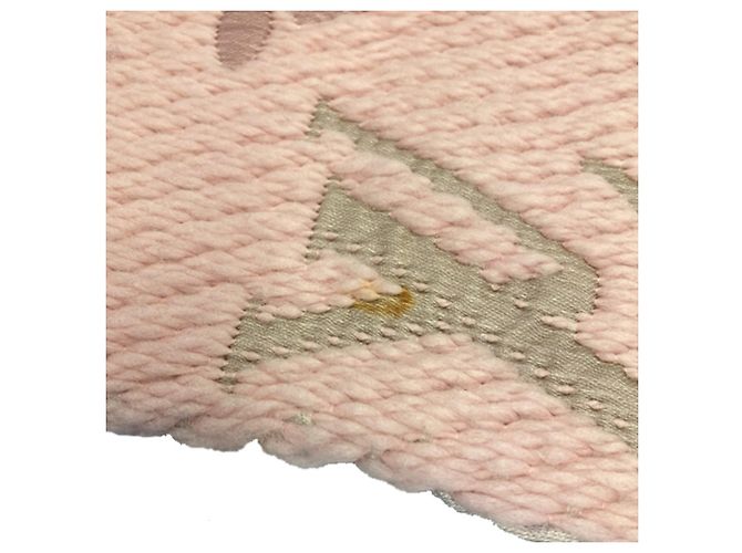 Louis Vuitton Monogram Echarpe Logomania Scarf Marrone Rosa - vista 3
