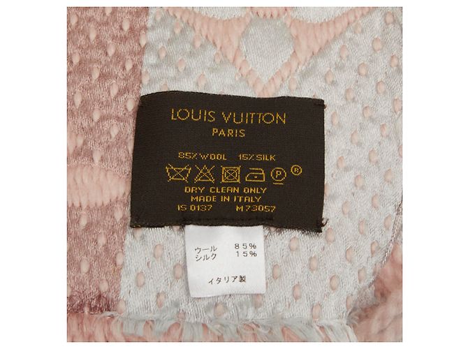 Louis Vuitton Monogram Echarpe Logomania Scarf Marrone Rosa - vista 5