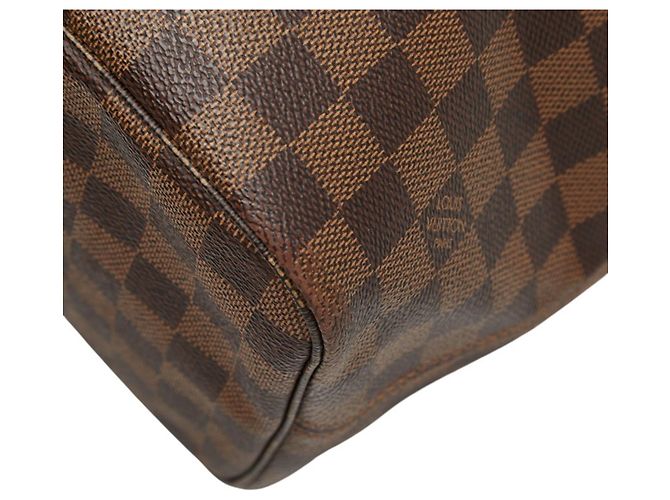 Borsa a tracolla Louis Vuitton Damier Neverfull MM Marrone - vista 5