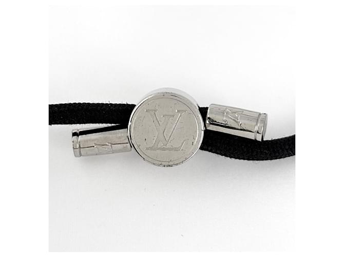Bracciale Louis Vuitton LV Space Nero Argento - vista 4